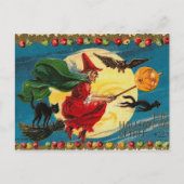     Haloweenwitch Briefkaart (Voorkant)