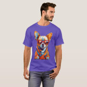 Halowen hond vrienden t-shirt (Voorkant volledig)