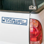 Halp Us Jon Carry Bumpersticker (Op Truck)