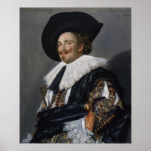 Hals - Cavalier Soldaat 1624 Poster (Voorkant)