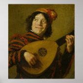 Hals - De Luitspeler Poster (Voorkant)