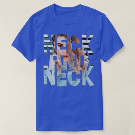 Hals en nek t-shirt (Design voorkant)