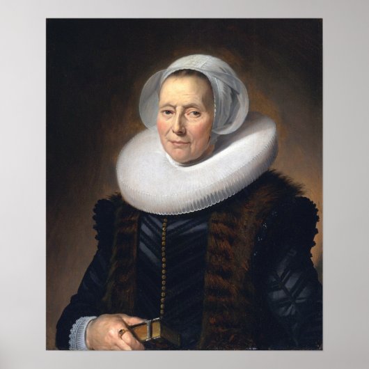 Hals - Houdt een boek vast Poster (Voorkant)