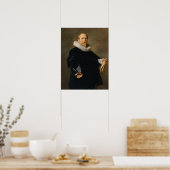 Hals - Portrait Of A Man Poster (Keuken)