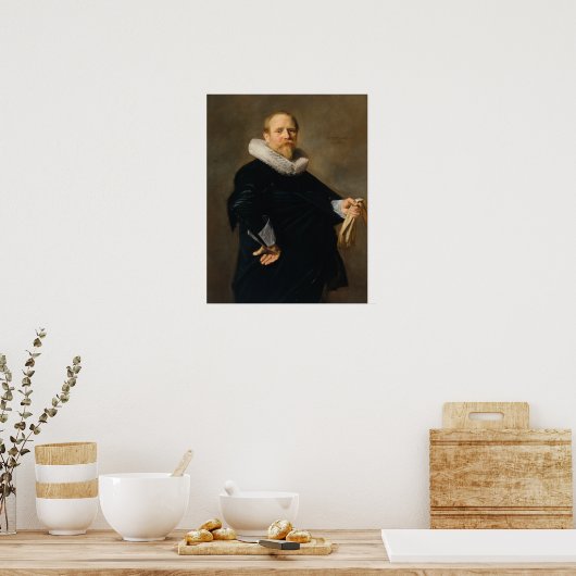 Hals - Portrait Of A Man Poster (Keuken)