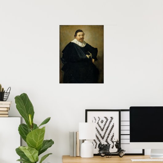 Hals - Portrait Of A Man Poster (Thuiskantoor)