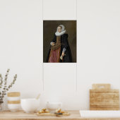 Hals - Portret van Aletta Hanemans Mauritshuis Poster (Keuken)