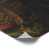 Hals - portret van een dame poster (Hoek)