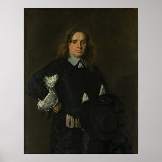 Hals - portret van een Man Poster (Voorkant)