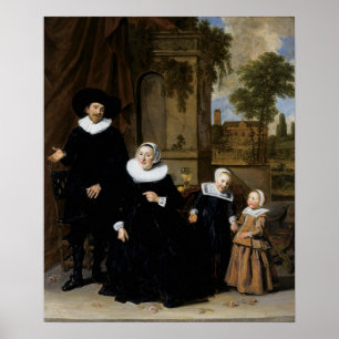 Hals - Portret van een Nederlands gezin Poster
