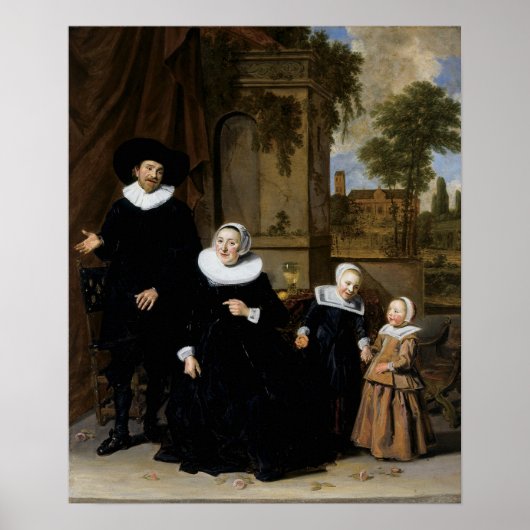 Hals - Portret van een Nederlands gezin Poster (Voorkant)