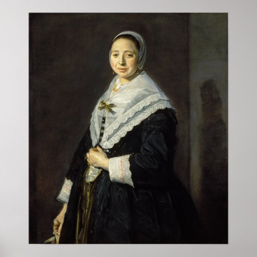 Hals - portret van een vrouw poster (Voorkant)