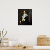 Hals - portret van een vrouw poster (Keuken)