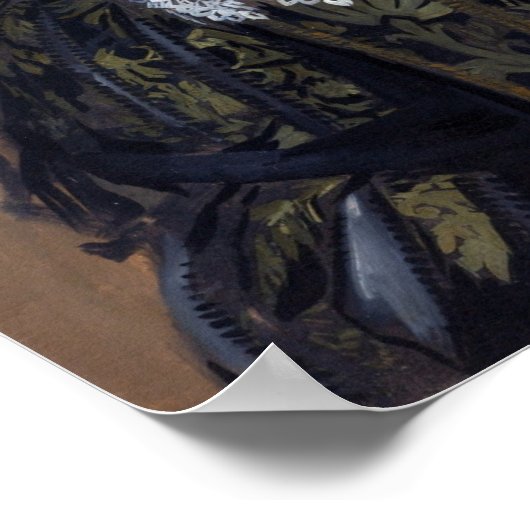 Hals - portret van een vrouw poster (Hoek)