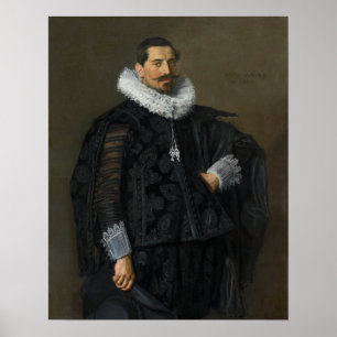 Hals - portret van Jacob Olycan Mauritshuis Poster