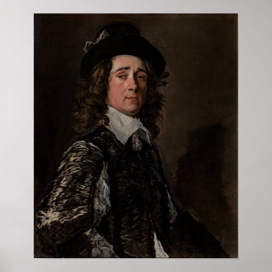 Hals - portret van Jasper Schade Poster (Voorkant)