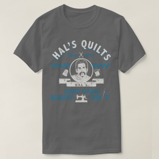 Hals Quilts Happy Gilmore versleten Dks T-shirt (Design voorkant)