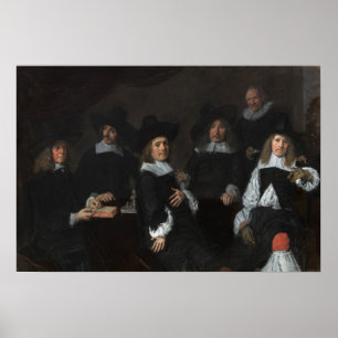 Hals - Regenten van de oude Mannen Almshouse Poster
