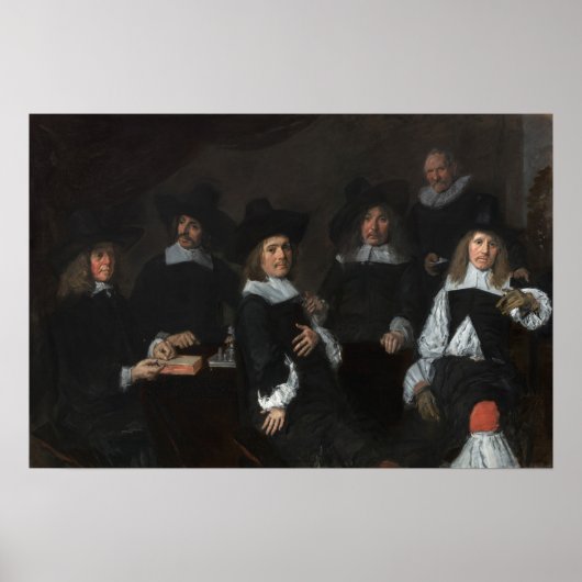 Hals - Regenten van de oude Mannen Almshouse Poster (Voorkant)