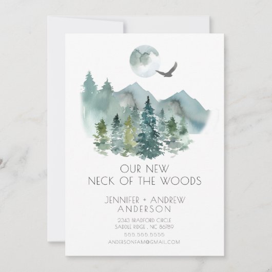 Hals van de Bossen | Moderne mededeling over verpl Aankondiging (Voorkant)