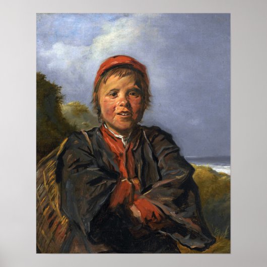 Hals - Vissen Boy Poster (Voorkant)