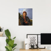 Hals - Vissen Boy Poster (Thuiskantoor)