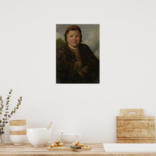 Hals - Vissen Boy Poster (Keuken)