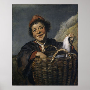 Hals - Vissende jongen 1630 Poster