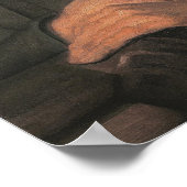 Hals - With A Book Poster (Hoek)