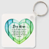 Halsband Hart Hond Moeder Greenleaf Metaal Sleutel Sleutelhanger (Achterkant)