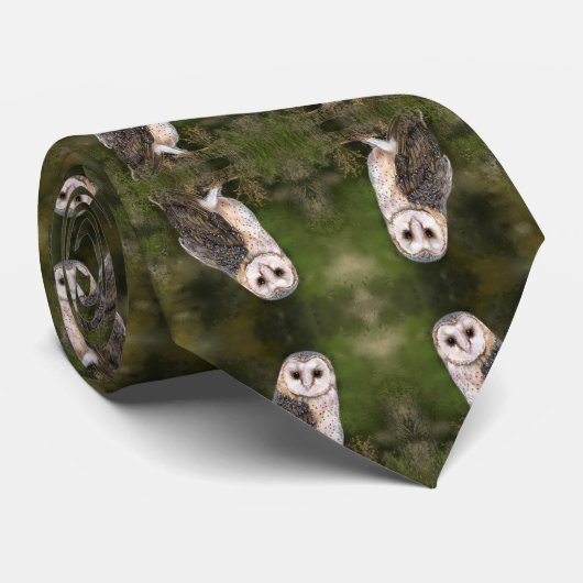 Halsband met uilen stropdas (Opgerold)
