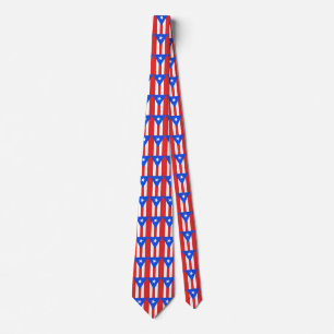 Halsband vlag Puerto Rico Stropdas