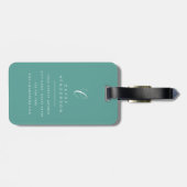 Halsbandlabels voor Duitse Herders Bagagelabel (Achterkant horizontaal)
