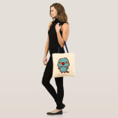 Halsbandparkiet / Blauwe vrouw Tote Bag (Voorkant (model))