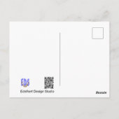 Halsbandparkiet Verjaardagsansichtkaart Briefkaart (Achterkant)