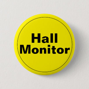 Halscontrole School Ronde Button 5,7 Cm