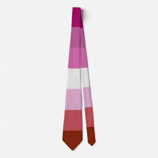 Halsdoek - Lesbische Pride-vlag Stropdas (Voorkant)