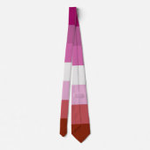 Halsdoek - Lesbische Pride-vlag Stropdas (Achterkant)