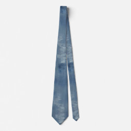 Halsdoek met vervaagd denim-effect stropdas