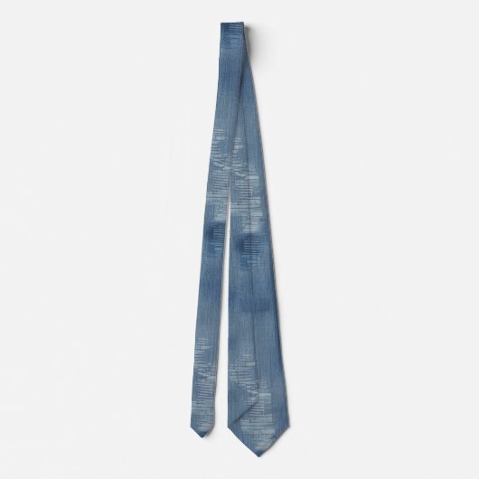 Halsdoek met vervaagd denim-effect stropdas (Achterkant)