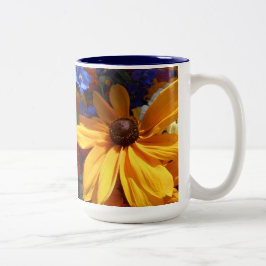Halse Tweekleurige Koffiemok (Rechts)