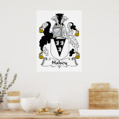 Halsey Family Crest Poster (Keuken)