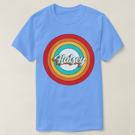Halsey Naam Shirt Halsey Circle (Design voorkant)