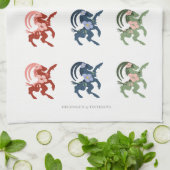 Hälsingebocken Kökshandduk - Lina RBG Theedoek (Gevouwen)