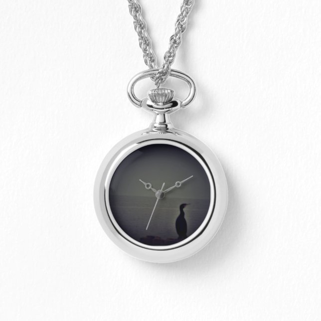 Halsketting met horloge  (Voorkant)