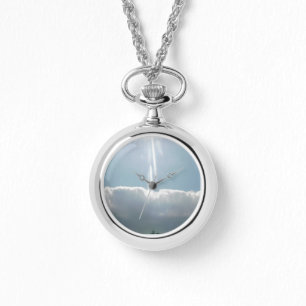 Halsketting met horloge
