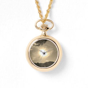 Halsketting met horloge