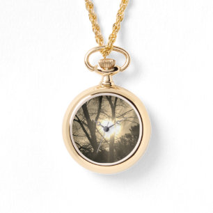 Halsketting met horloge