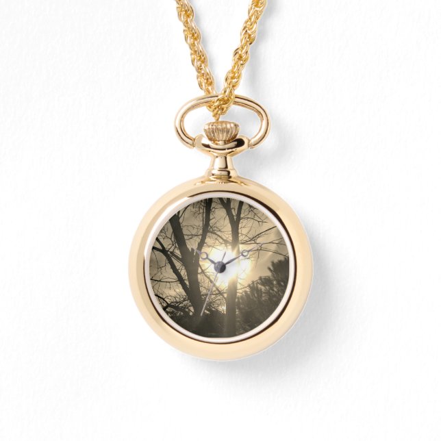 Halsketting met horloge (Voorkant)
