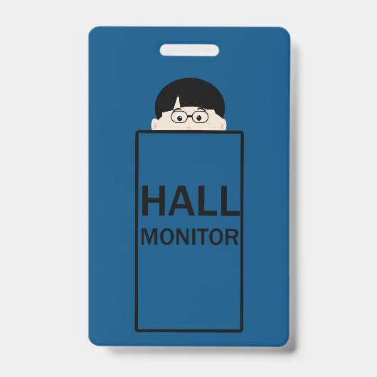 Halsmonitor van school badge (Voorzijde)
